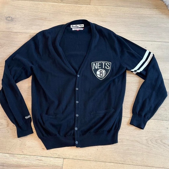 Brooklyn Nets Sweater - Mitchell & Ness - Picture 1 of 3